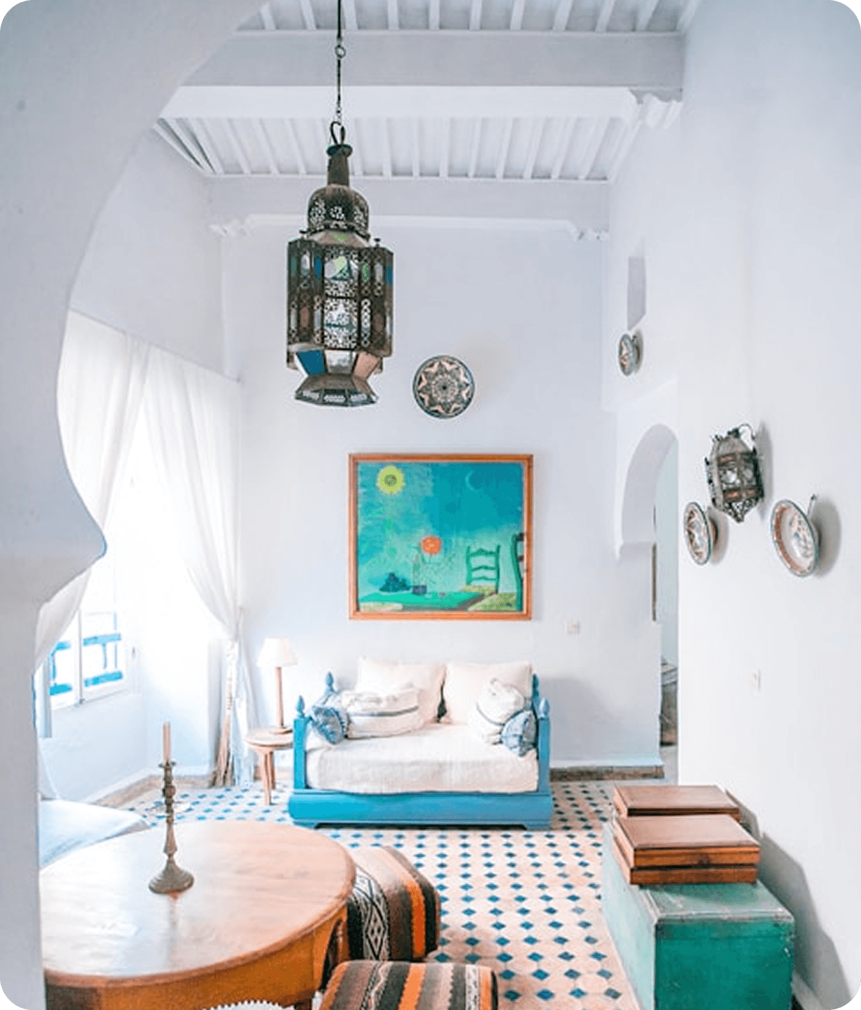 Bright Mediterranean style room